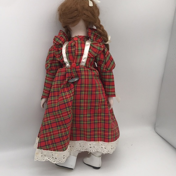 Vintage Wind-Up Musical 🎵 Porcelain 19” Soft Body 19”Doll  Plays Rockabye Baby - Picture 6 of 8